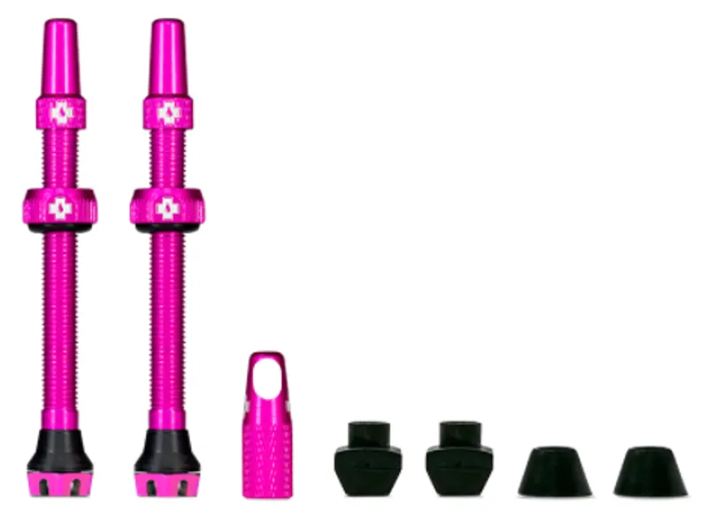 Muc Off Tubeless Valves V2 60mm Pink Aluminium